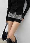 Bird Stripe Folding Shorts
