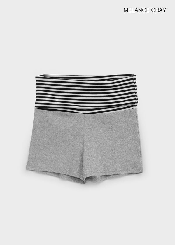 Bird Stripe Folding Shorts