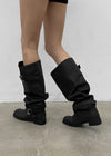 Nuver slouch long boots