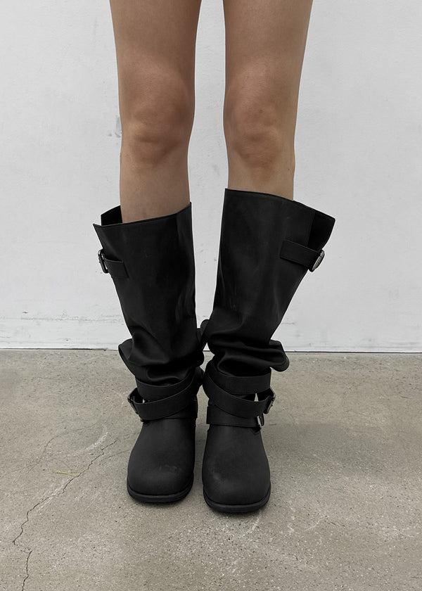 Nuver slouch long boots