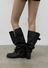Nuver slouch long boots