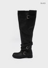 Nuver slouch long boots