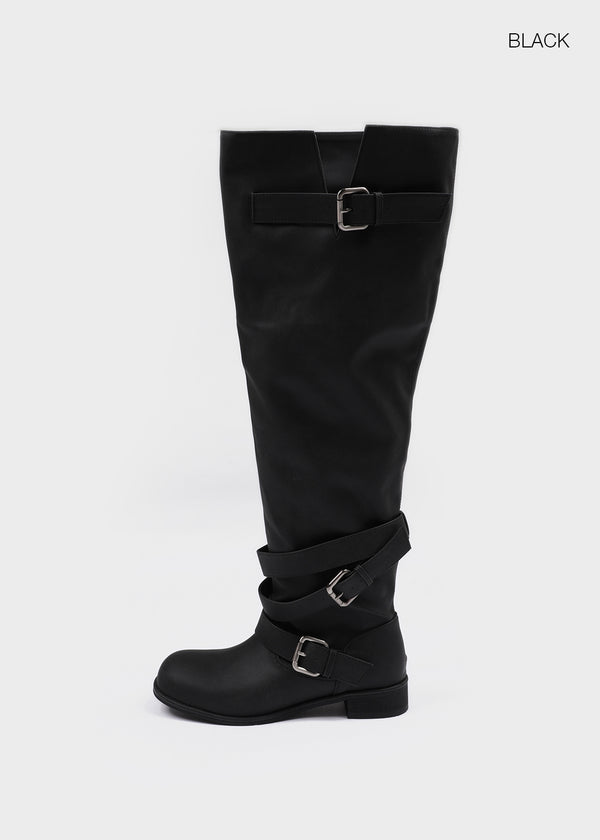 Nuver slouch long boots