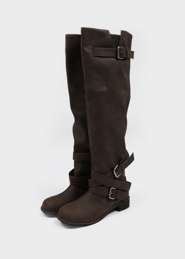Nuver slouch long boots
