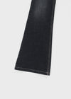 Wood fading bootcut denim pants