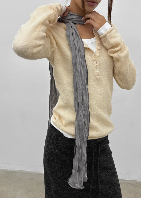 Swarf Velvet Wrinkle Scarf
