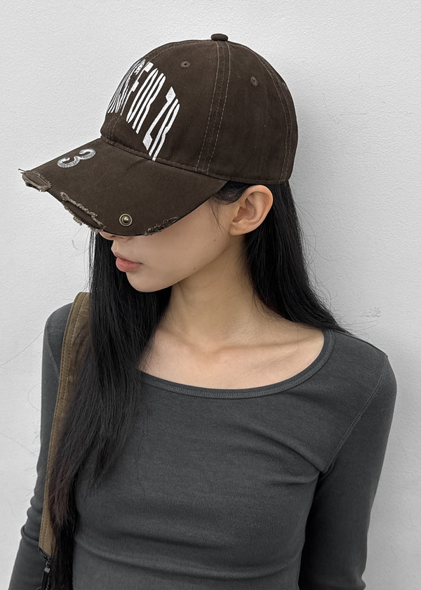 Number Crack Vintage Ball Cap