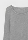 [MADE] Libra Stitch Fleece-Lined U-Neck Long Sleeve Tee (Available as a set)