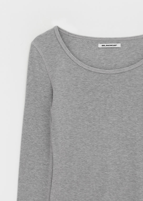 [MADE] Libra Stitch Fleece-Lined U-Neck Long Sleeve Tee (Available as a set)