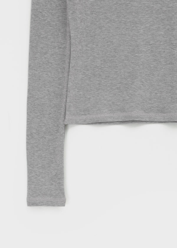 [MADE] Libra Stitch Fleece-Lined U-Neck Long Sleeve Tee (Available as a set)