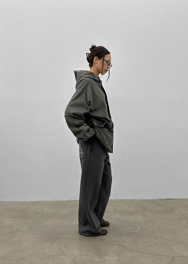 Quantum Vintage High-Neck Hooded Field Jacket