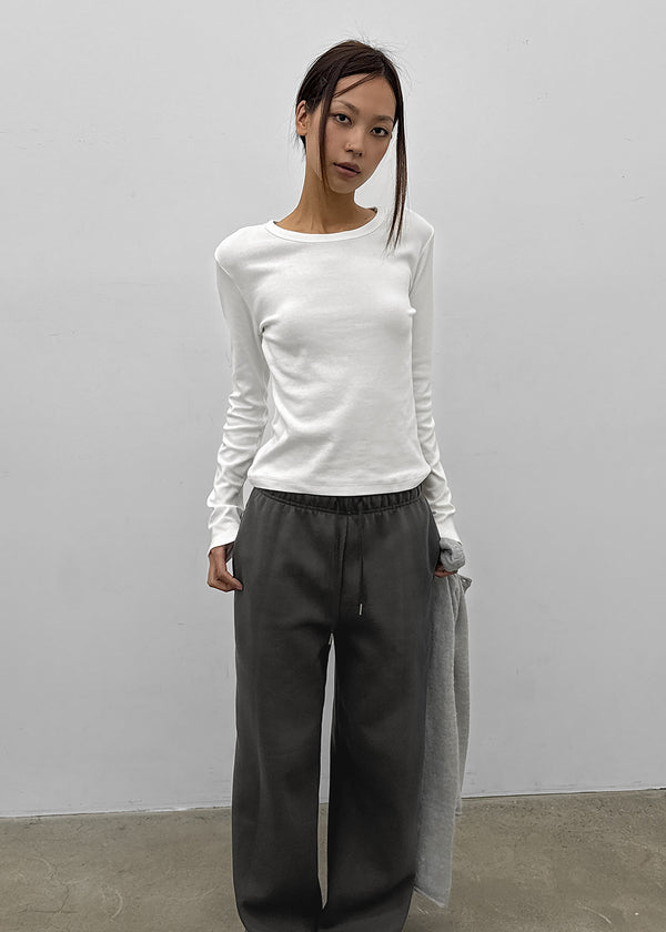 [MADE] Four-Hand Round Neck Long Sleeve Tee