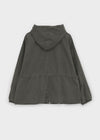 Quantum Vintage High-Neck Hooded Field Jacket