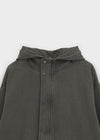 Quantum Vintage High-Neck Hooded Field Jacket