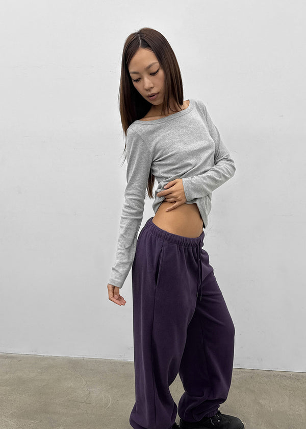 [MADE] Four-Hand Boat Neck Long Sleeve Tee