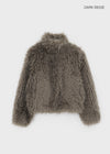 [MADE] Nanaba High-neck Fur Jacket