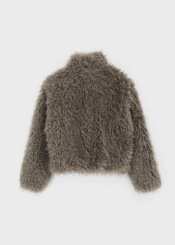 [MADE] Nanaba High-neck Fur Jacket