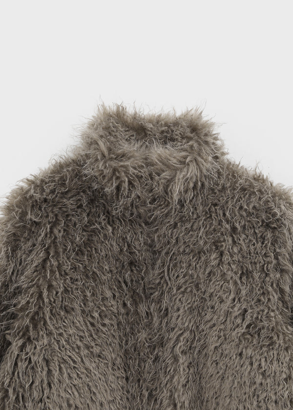 [MADE] Nanaba High-neck Fur Jacket