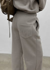 [MADE] Ash Fleece-Lined Hotfix Elastic Waist Pants