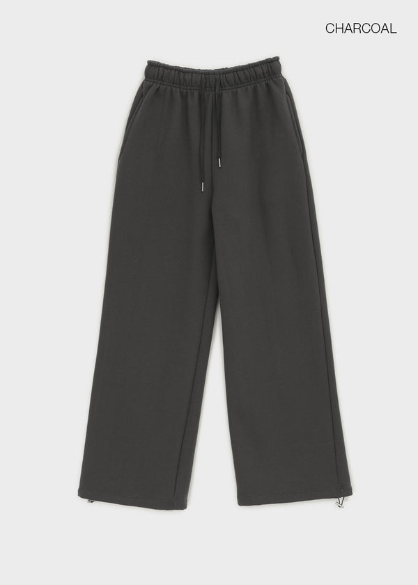 [MADE] Ash Fleece-Lined Hotfix Elastic Waist Pants