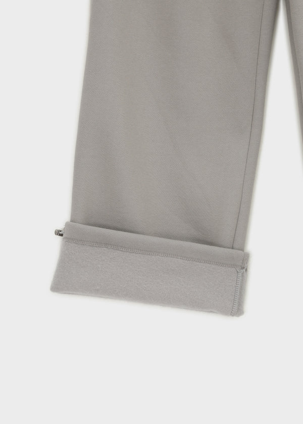 [MADE] Ash Fleece-Lined Hotfix Elastic Waist Pants