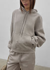 [MADE] Ash Fleece-Lined Oversized Hoodie
