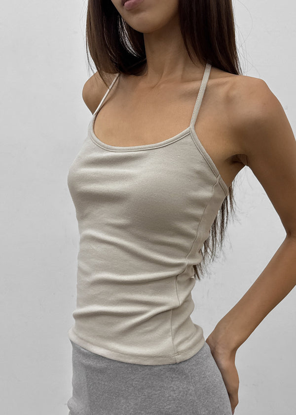 [MADE] Wearable Strap Halter Sleeveless (Built-in Cup)
