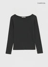[MADE] Four-Hand Boat Neck Long Sleeve Tee