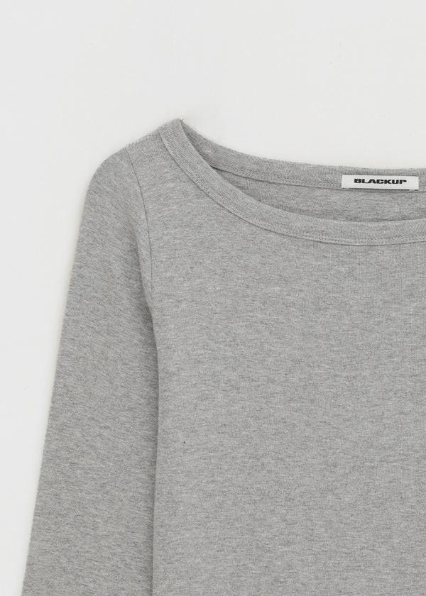 [MADE] Four-Hand Boat Neck Long Sleeve Tee
