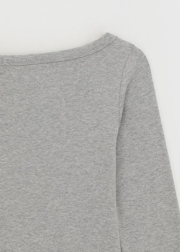 [MADE] Four-Hand Boat Neck Long Sleeve Tee