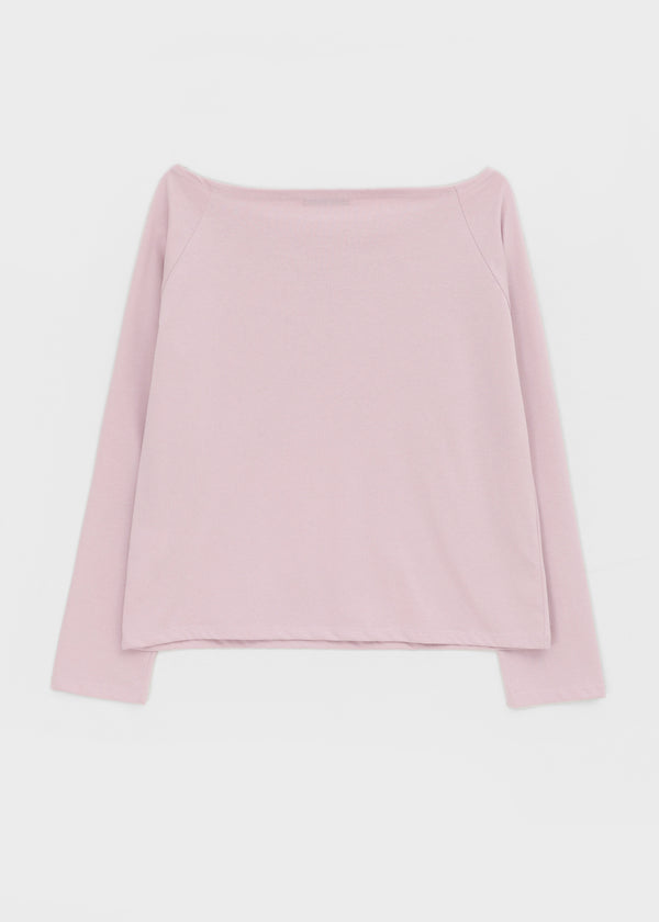 [MADE] Louvre Off-shoulder Long Sleeve Tee