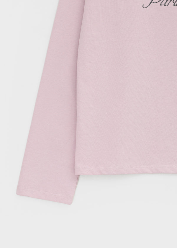 [MADE] Louvre Off-shoulder Long Sleeve Tee
