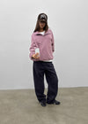 Fracture Washed Wide Cotton Pants