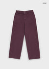 Fracture Washed Wide Cotton Pants