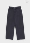 Fracture Washed Wide Cotton Pants