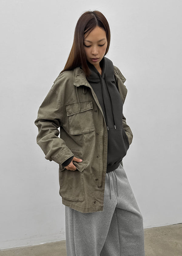 (UNISEX) Flynn Vintage Two-Way Field Jacket