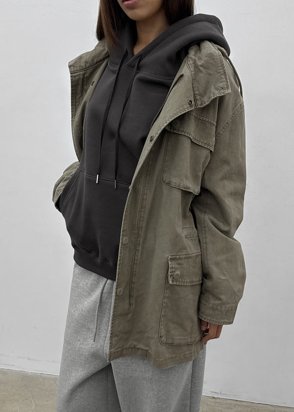 (UNISEX) Flynn Vintage Two-Way Field Jacket
