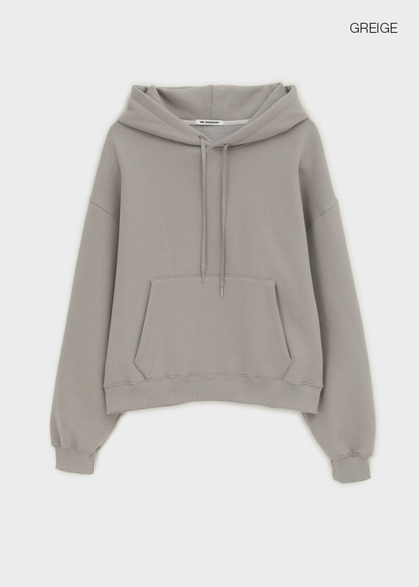[MADE] Ash Fleece-Lined Oversized Hoodie