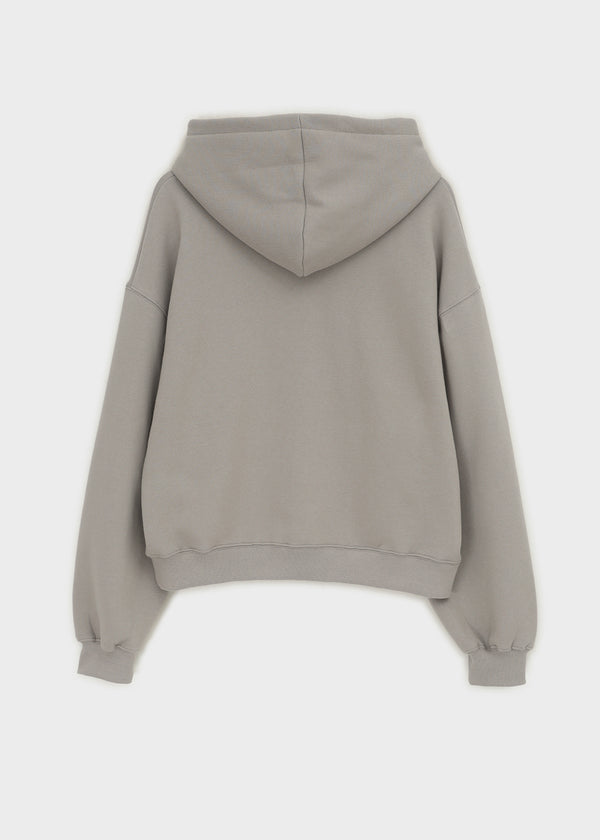 [MADE] Ash Fleece-Lined Oversized Hoodie