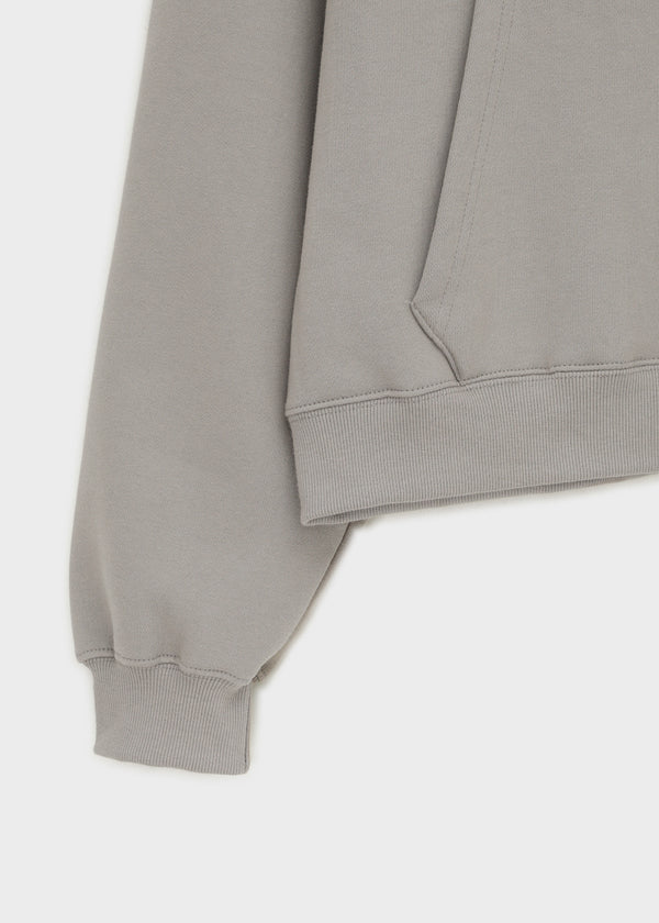 [MADE] Ash Fleece-Lined Oversized Hoodie