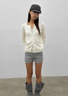 Bandali banding knit shorts