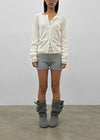 Bandali banding knit shorts