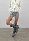 Bandali banding knit shorts