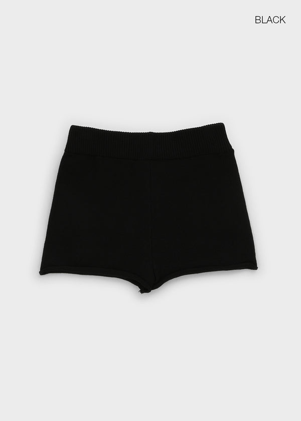 Bandali banding knit shorts
