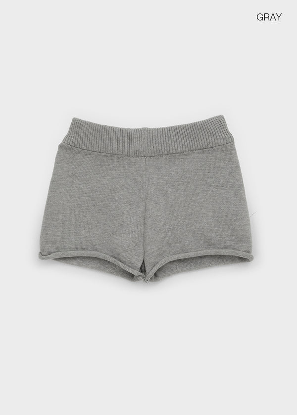 Bandali banding knit shorts