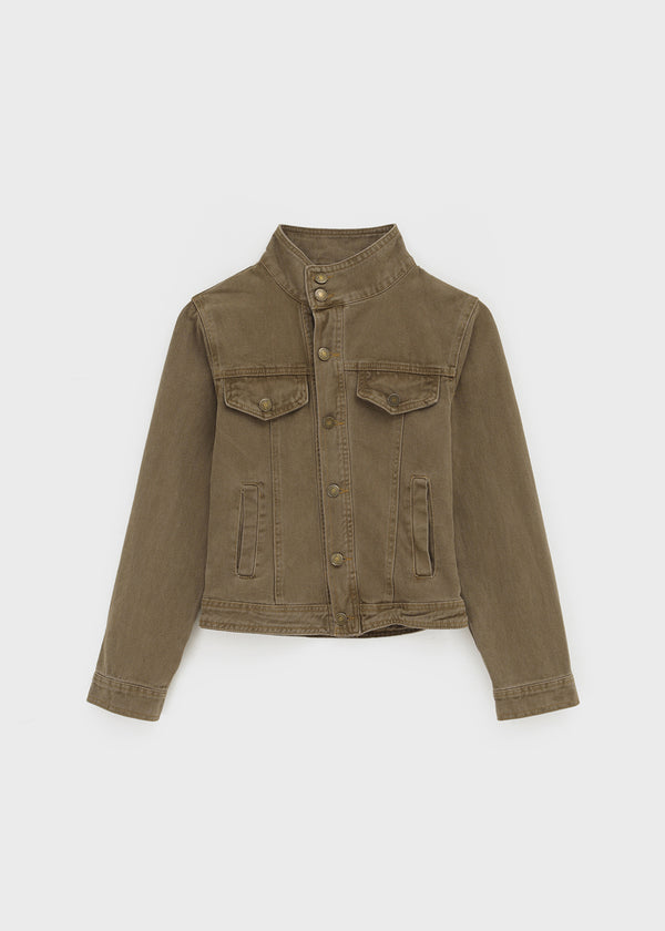 Ska High-neck Vintage Cotton Jacket