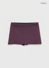 [MADE] Heaven Fleece-lined Elastic Waist Mini Skirt Pants