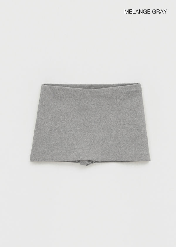 [MADE] Heaven Fleece-lined Elastic Waist Mini Skirt Pants