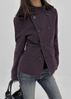 Tango High-Neck Double-Waisted Jacket