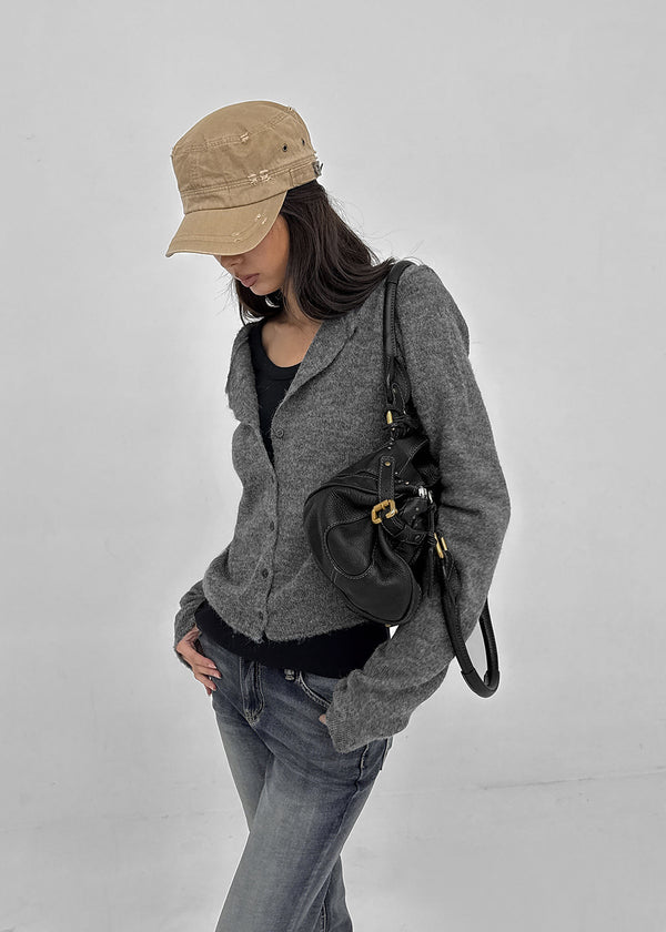 [MADE] Renov Wool Round Knit Cardigan